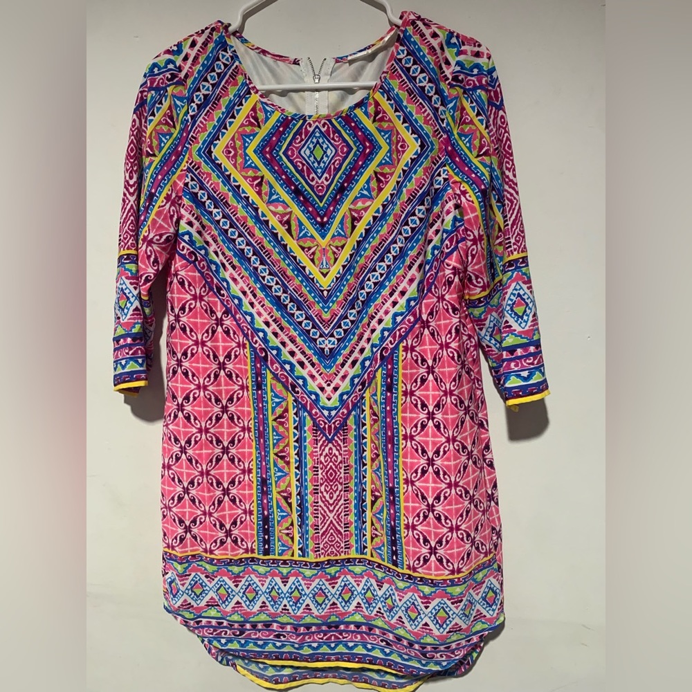 Love,  Zoe women’s NWOT size S multicolor dress
